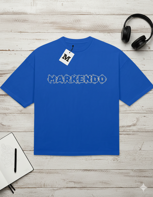 MARKENDO Essential Royal Blue T-Shirt - OVERSIZED