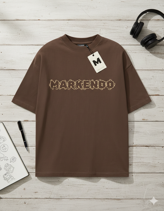 MARKENDO Earth Tone Essential Tee - OVERSIZED